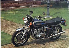 Suzuki GS750G brochure, Japan
